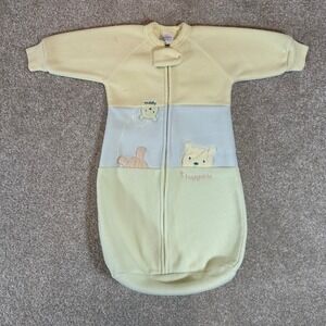 Carters Yellow Classic Sleepsack Wearable Blanket 0-9 Months pooh bear‎